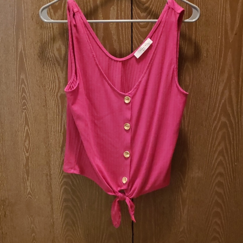 Pink tank top